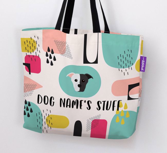 Personalized {dogsName} 'Stuff' Canvas Bag